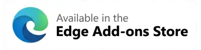 Available in Edge Add-ons Store